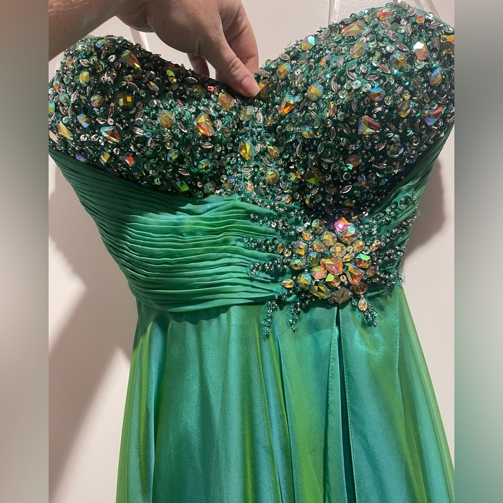 Seafoam Green Prom Dress
